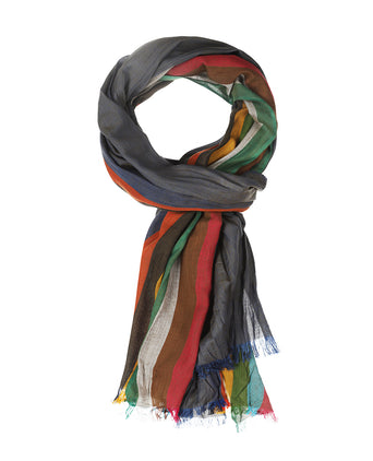 Striped Scarf | Blue