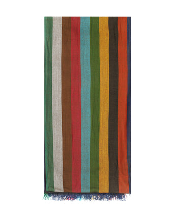 Striped Scarf | Blue