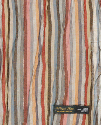 Striped Scarf | Brown