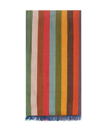 Streep Sjaal | Bruin