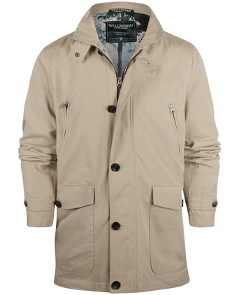 Halflange jas Renfield | Bruin