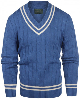 Cricket Pullover v-hals | Blauw