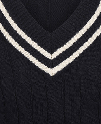 Cricket Pullover v-neck | Navy Blue