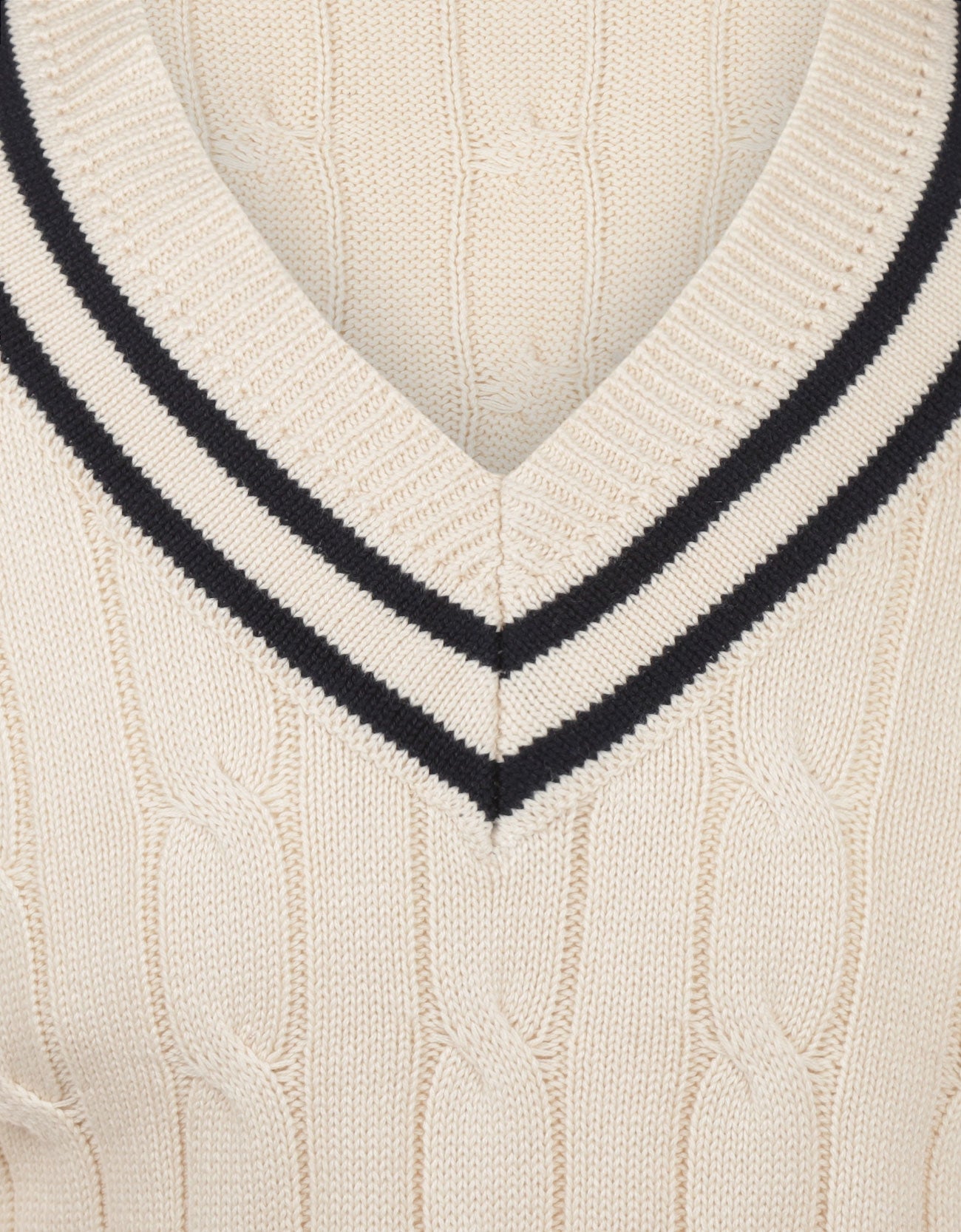 Cricket Pullover v-neck | White