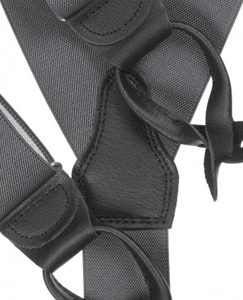 Bretels met patten | Grijs