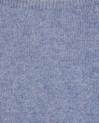 William Lockie Round Neck Lambswool *Sale* | Blue Lovat