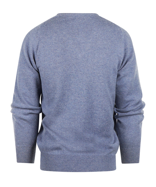 Pullover v-neck lambswool *Sale* | Blue Lovat