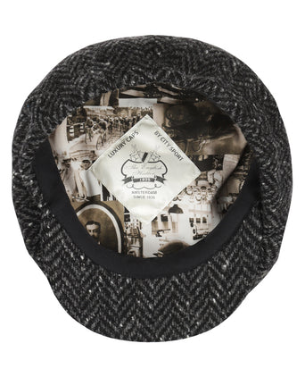 Tweed Balloon Cap | Grey