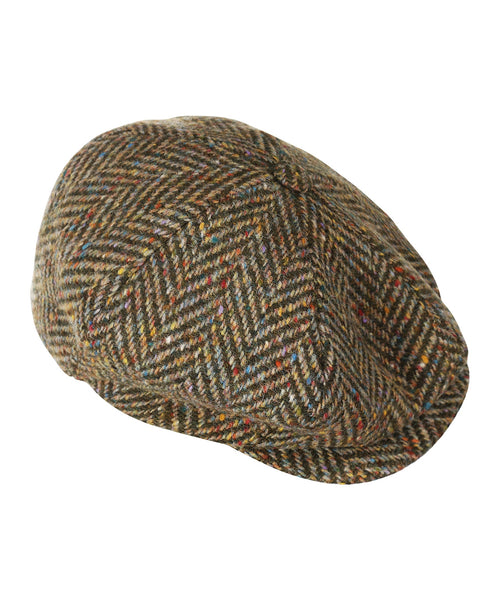 Tweed Balloon Cap | Green