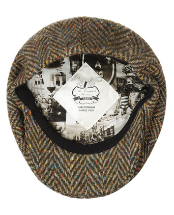 Tweed Ballon Cap | Groen