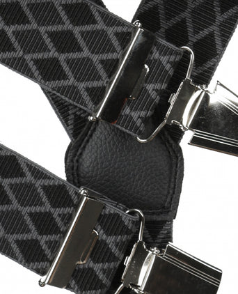 Design suspenders with clips | Black