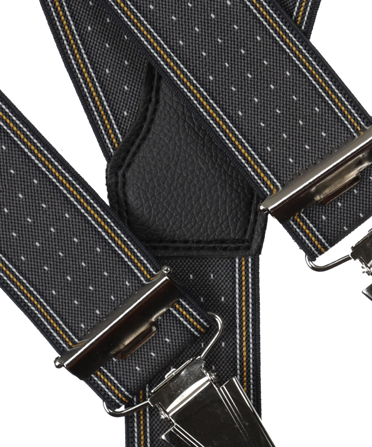 Designer-Hosenträger mit Clips | Schwarz