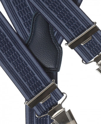 Design suspenders with clips | Blue
