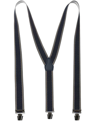 Design suspenders with clips | Blue