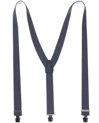 Designer suspenders with clips | Denim Blue