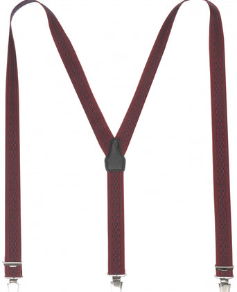 Design suspenders with clips | Red