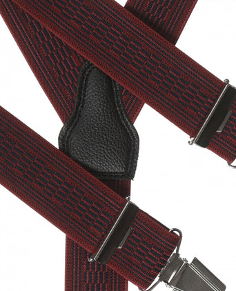 Design suspenders with clips | Red