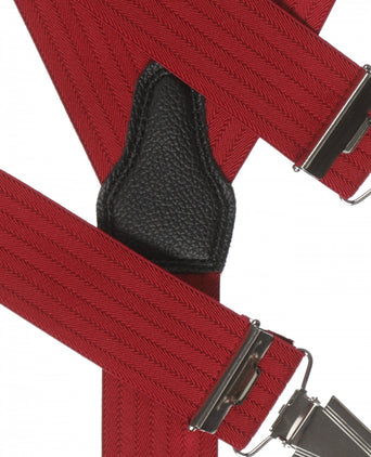 Design bretels met clips | Rood