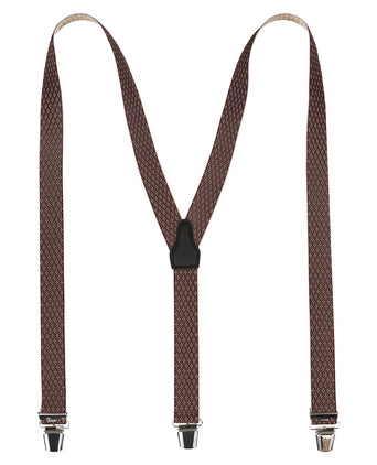 Design suspenders with clips | Red