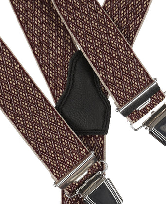 Design suspenders with clips | Red