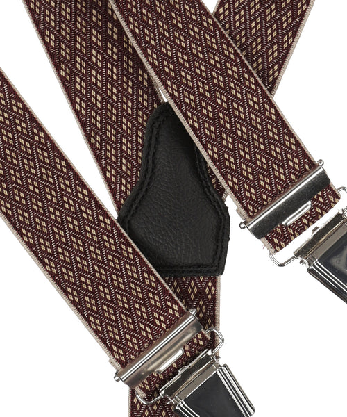 Design suspenders with clips | Red