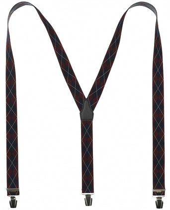 Design suspenders with clips | Red