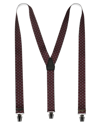 Design suspenders with clips | Red