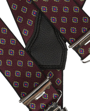 Design suspenders with clips | Red