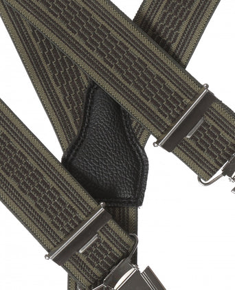 Design suspenders with clips | Green