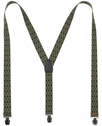 Design suspenders with clips | Green
