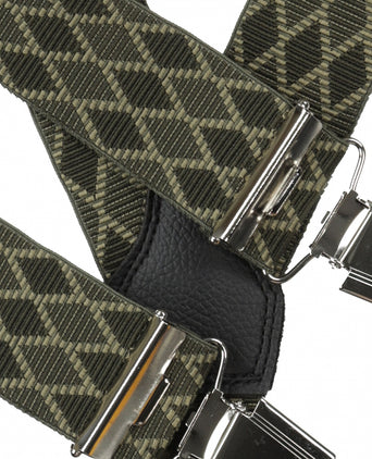 Design suspenders with clips | Green