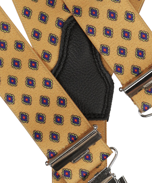 Designer-Hosenträger mit Clips | Gelb