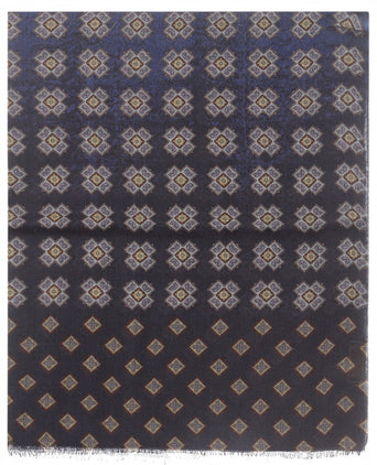 Sjaal Wol 70X180 | Blauw