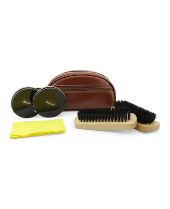 Complete Shoe Care Set | Brown