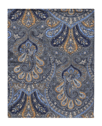 Thin wool scarf | Blue