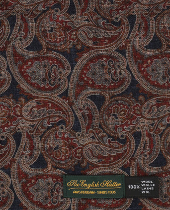 Thin wool scarf | Blue