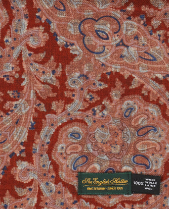 Thin wool scarf | Red