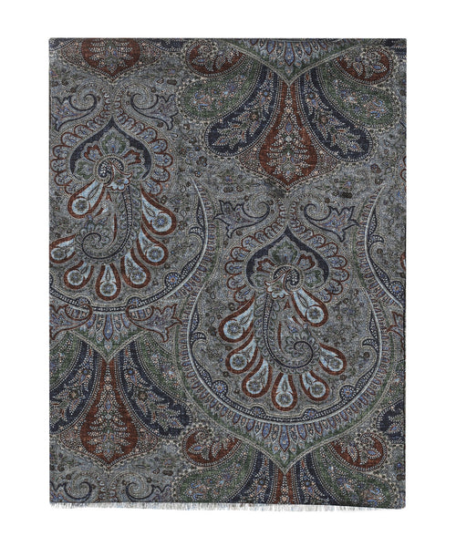 Thin wool scarf | Green