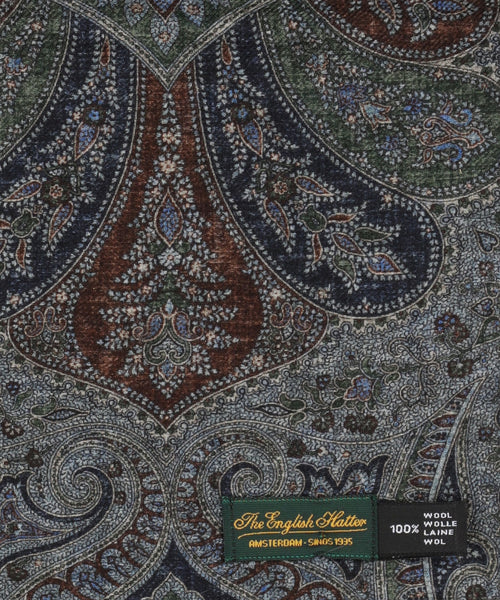 Thin wool scarf | Green