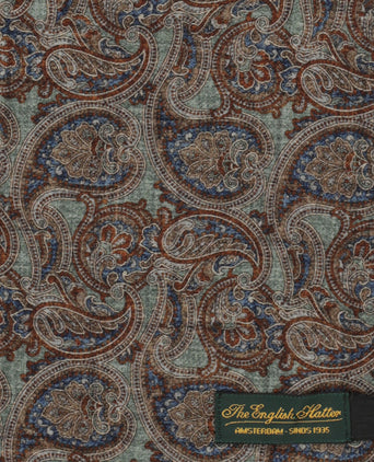 Thin wool scarf | Green