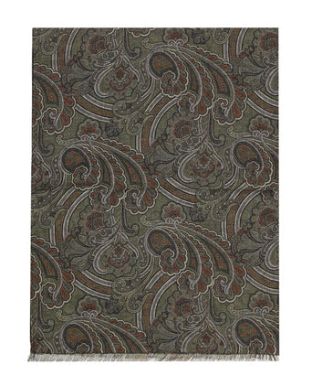 Dunne wollen sjaal | Groen