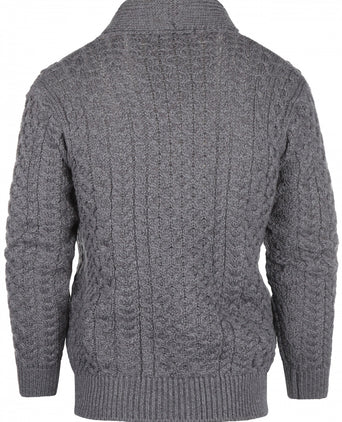 Knot Cable Cardigan from Ireland | Grey