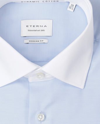 Overhemd geruit button down | Blauw