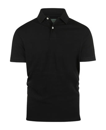 Polo pique short sleeve | Black