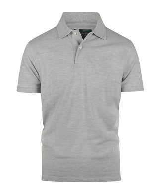 Polo pique short sleeve | Grey Polo pique short sleeve | Grey