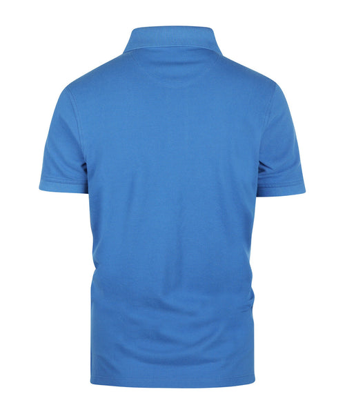 Polo piqué korte mouw | Blauw