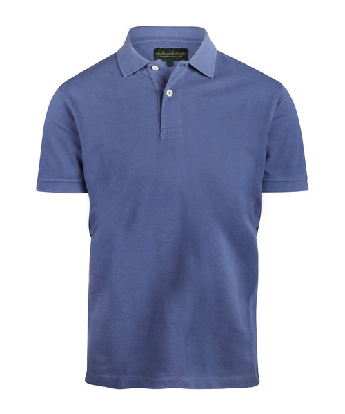 Polo pique short sleeve | Blue