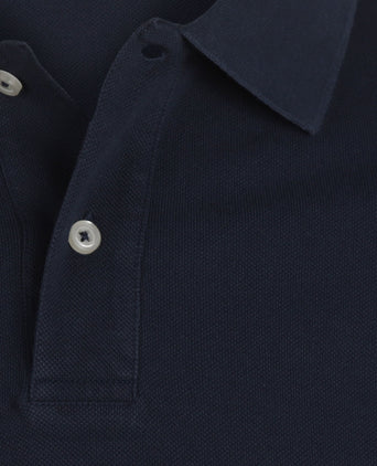 Polo piqué korte mouw | Navy Blauw
