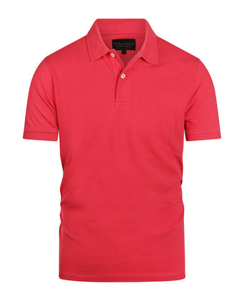 Polo pique short sleeve | Red