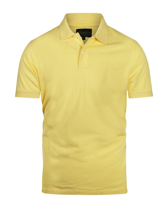 Polo pique short sleeve | Yellow